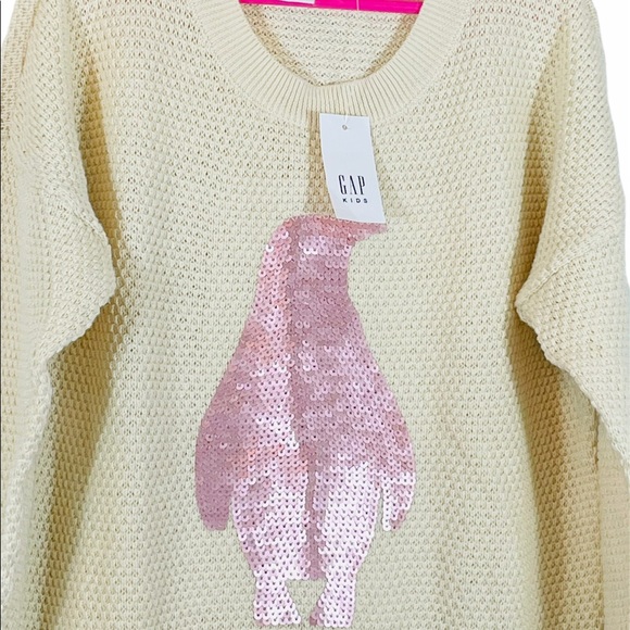 NWT Girl’s Gap Sequin Sweater Dress - Picture 2 of 4